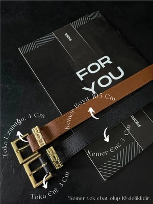 Fiori Yazılı Köprü Gold Toka Kadın Kemer, Pantolon Kemeri, Ceket Kemeri, Elbise Kemeri, Gömlek Kemer