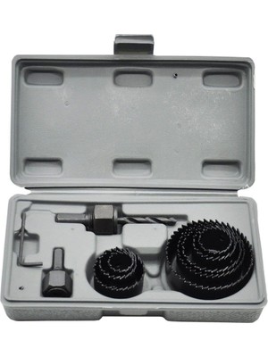 Hopinip 11 Parça Karbon Çelik-Panç-Delik Açma Testere Seti ( Lisinya )