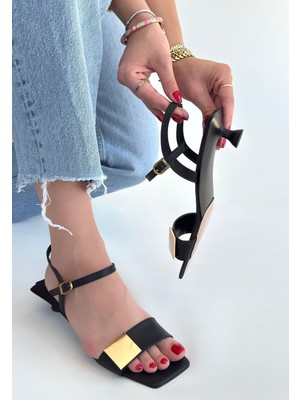 Hopinip Zıan Siyah Topuklu Ayakkabı - Lisinya