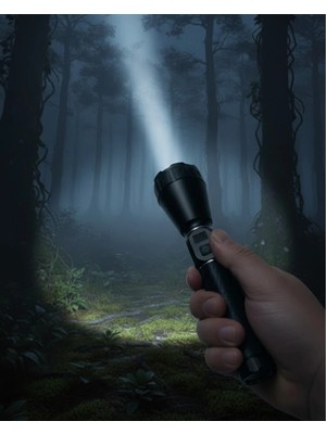 Profesyonel Şarjlı El Feneri Yüksek Parlaklık 9000MAH Bataryalı Set