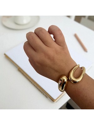 ALS Tasarım Dünyası Kadın  Özel Tasarım Kelepçe Bileklik