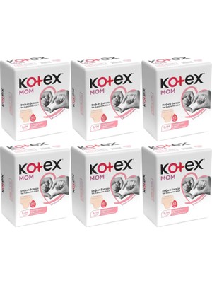 Kotex Mom Lohusa Külodu - Külot Bez S - Small - Küçük / M - Medium - Orta 48 Li Set (6pk*8)