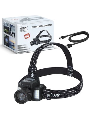 Akinco Sensörlü Cree Tg LED Şarjlı Kafa Lambası WT-625