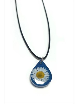 Nuveden Ieg™ Papatya Damla Epoksi Kolye