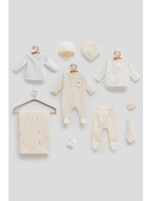 Caramell Jungle Frıends Müslin 10LU Set - Bej - 56-62 cm Bej