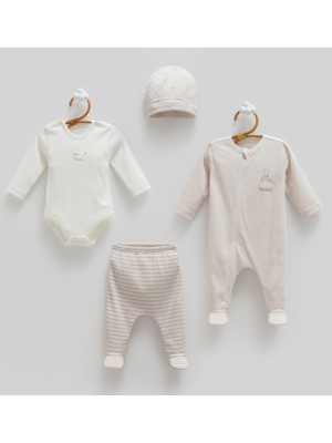 Caramell All Tıme Boy 4lü Set - Gri - 56-62 cm Gri