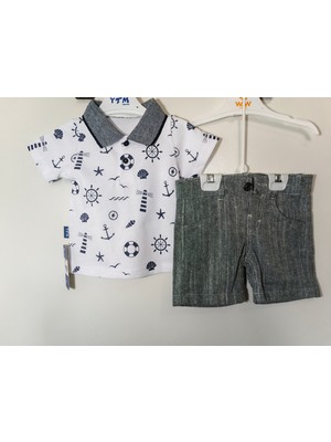 Diba Bebek Erkek Çocuk Şortlu 2'li Takım