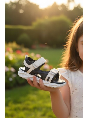 Enoch Dinamik Hatlı Çift Bantlı ve Anatomik Tabanlı Sportif Çocuk Sandalet