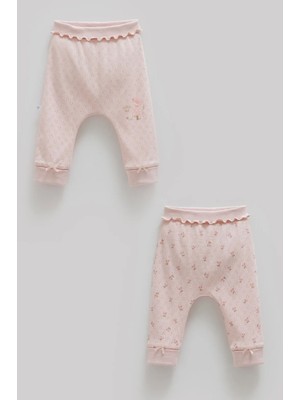 Caramell All Tıme Gırl Ikili Bebek Pantolon - Gül Kurusu - 86-92 cm Gül Kurusu