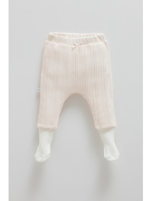 Caramell Beauty Gırl Çoraplı Bebek Pantolon - Pembe - 50-56 cm Pembe