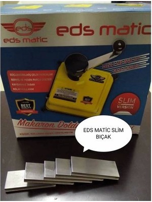 Hopinip 3'lü Set Çelik Eds Slim Ürün Kesme Makinası Yedek Kaşık Yedek Uc Kürek ( Lisinya )