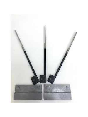 Hopinip 3+2 Paket Çelik Eds Ultra Slim Ince Yedek Uc Kürek ve Slim Ince Kesme Yedek Bıçak ( Lisinya )