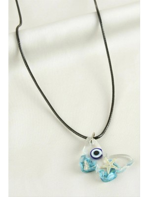 Lowell Home Ieg Deniz Yıldızı Kelebek Epoksi Kolye LWLBJT-RSIEG327