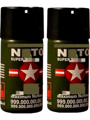 Haki Store 2'li Biber Gazı Spreyi Nato 40ML