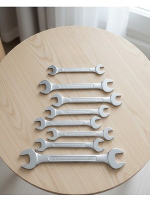 Hopinip Açık Ağız Kombine Anahtar Seti 8 Ölçü Dayanıklı Yapı - Lisinya