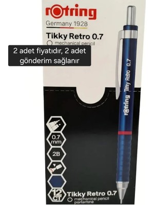 Dogadastore Rotring 0,7 Uçlu Kalem 2 Li Ürün