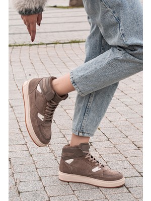 Panorama Süet Deri Kadın Sneaker