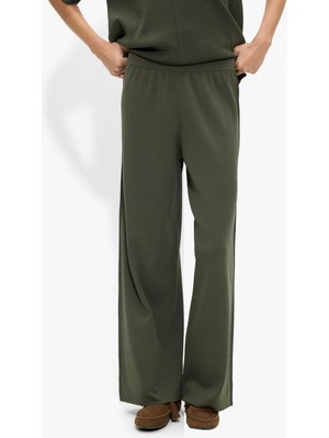 Parfois Kadın Beli Lastikli Triko Pantolon