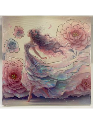 Elegantshop Tuval 5d Yapışan Boncuk Mozaik Tablo 30*30 cm VA-007