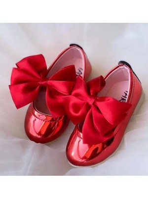 Sy Store Kız Çocuk Fiyonklu Babet Ayakkabı