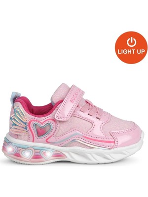 Buckhead 22-32 Numara Işıklı Memory Foam Ortopedik Taban Kız Çocuk Işıklı Spor Ayakkabı