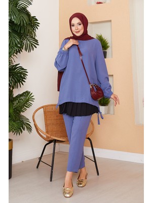 Md Beli Lastikli Piliseli İçlik Siyah