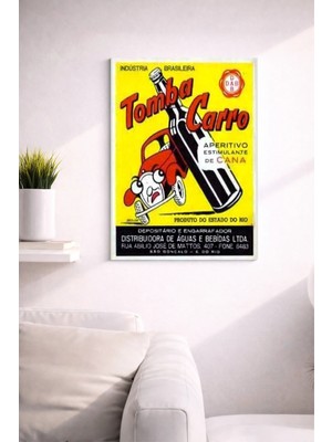 Hobishop Retro ALCHOL15 Tasarım Mdf Tablo (27X18)