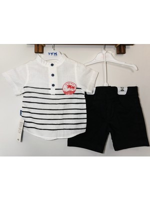 Diba Bebek Erkek Çocuk Şort + Gömlek Takım
