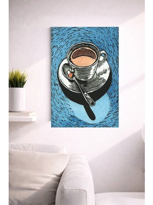 Hobishop Coffee Tasarım Mdf Tablo (27X18)39