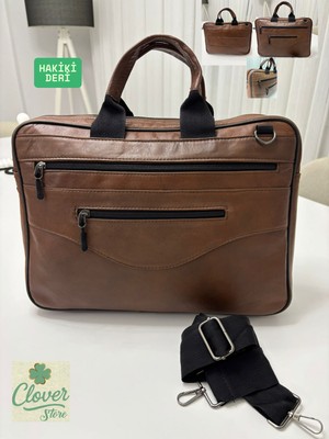 Hakiki Deri Şık ve Rahat Laptop Çantası