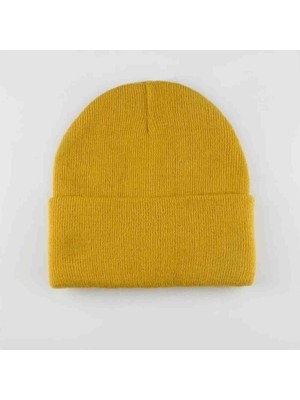 Bontexs Unisex Yumuşak Dokulu Kışlık Standart Kalıp Bere  Sıcak Tutan Fitilli Erkek / Kadın Uyumlu Bere