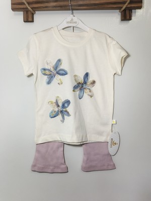 Diba Bebek Kız Çocuk Papatyalı 2 Li Takım