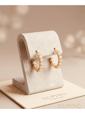 Lüks Zirkon Taşlı Küpe