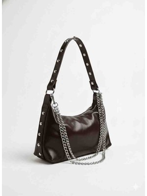 Jaseco Zımbalı ve Zincirli Omuz Çantası