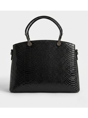 Heybe Shop Üç Bölmeli Vintage Deri Kadın Çapraz Askılı El ve Kol Çantası