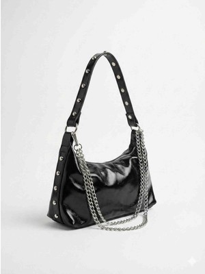 Jaseco Zımbalı ve Zincirli Omuz Çantası