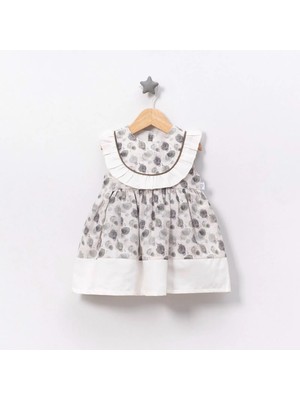 Jolly Joy Puanlı Elbise - Füme - 6 - 9 Ay Füme