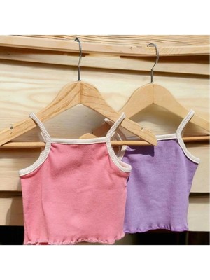 Magu Kız Çocuk Koşkorse 2'li Crop Body T-Shirt