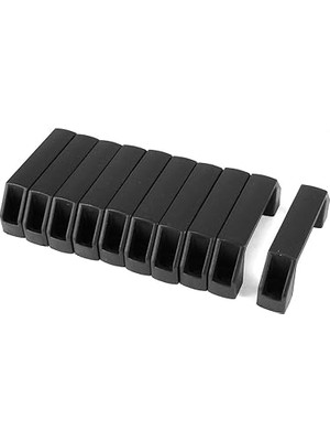 SHC4200 Uxcell Plastik Dolap Çekmece Kulpu, 106MM, Siyah, 10'lu Paket