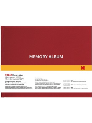 Kodak Memory Album - 10X15 - 235*300MM - Dark Red