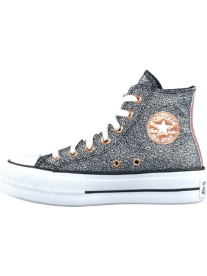 Converse Chuck Taylor All Star Kadın Gri Spor Ayakkabı (A01301C.001)
