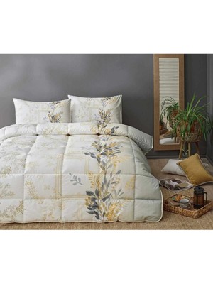 Özdilek Çift Kişilik Uyku Setı %100 Pamuk Sarı Canola Düz Desenli Standart Yorgan