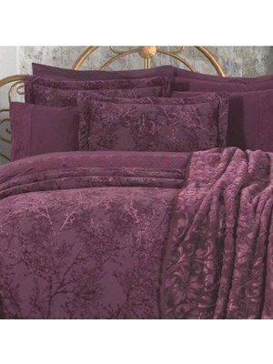 Özdilek Çeyiz Seti Branch Mürdüm