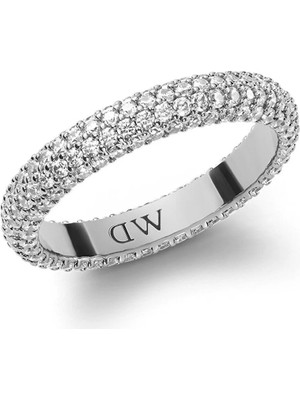 Daniel Wellington Pave Crystal Ring Silver