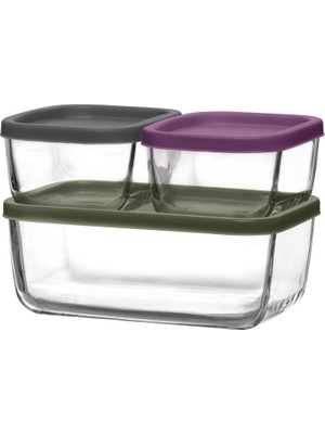 Lav Cube Saklama Kabı Seti 5 Adet