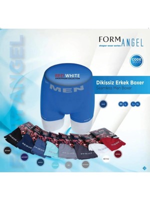 Form Angel 6'lı Erkek Dikişsiz Boxer 9005