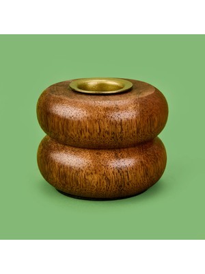 Matmel Mango Şamdan - Kahverengi - 6,5x5 cm