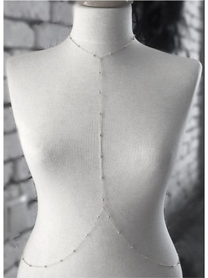 Özbience Altın Renk Top Detaylı Şık Vücut Aksesuarı