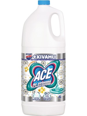 Ace Platinum Çiçek Kokulu Çamaşır Suyu 4 L 2 Adet