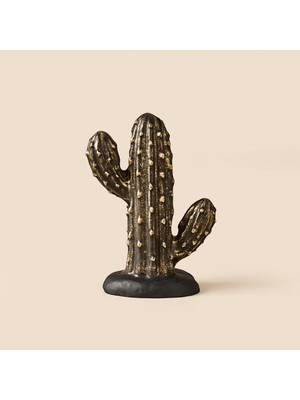Matmel Deco Kaktüs Dekoratif Obje - Siyah / Altın